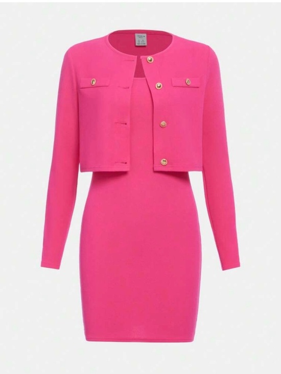 Dresses & Skirts - Pink Two-Piece Dress Set